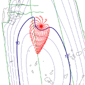 Surface water impact assessment using AnAqSim, an analytical element model.