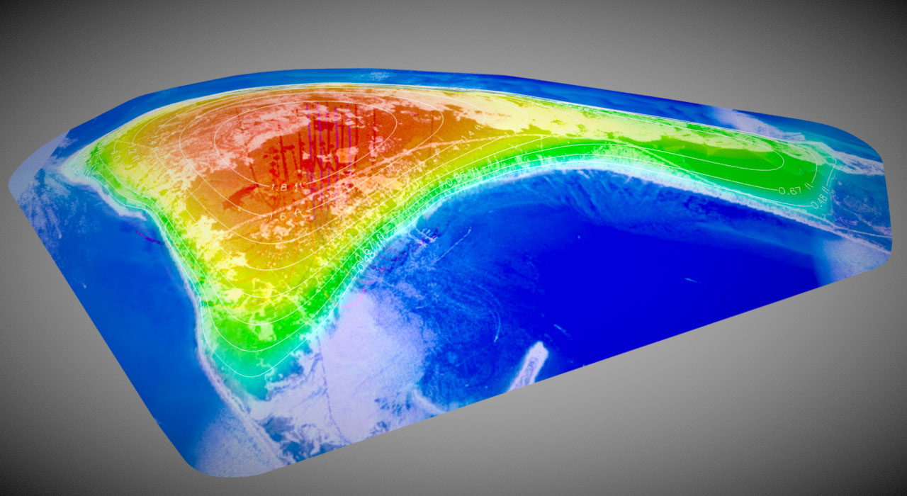 Pathline Tracing using AnAqSim - Provincetown, MA